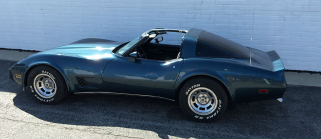 1980 dark blue Chevrolet Corvette Coupe