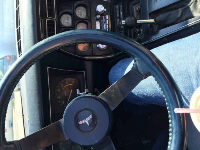 1980 dark blue Chevrolet Corvette Coupe