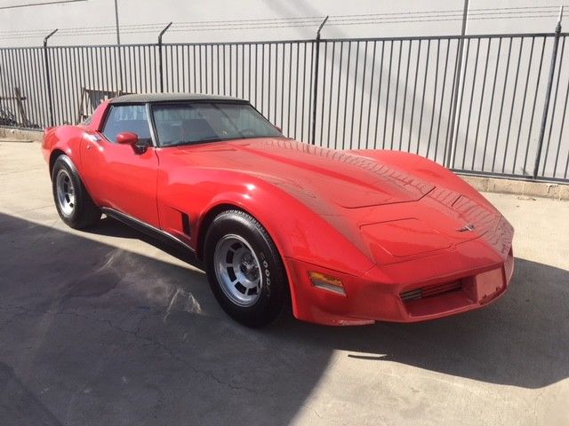 1980 Red Chevrolet Corvette Fastback