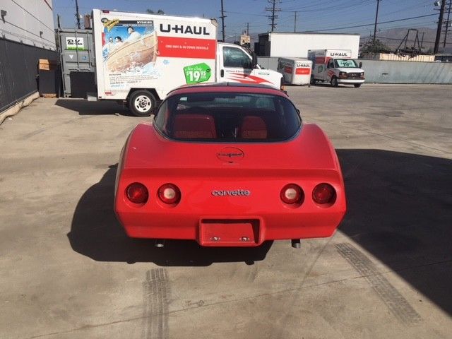 1980 Red Chevrolet Corvette Fastback