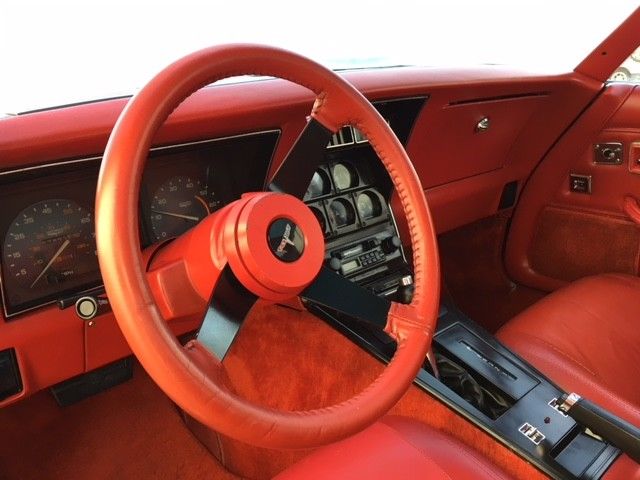 1980 Red Chevrolet Corvette Fastback