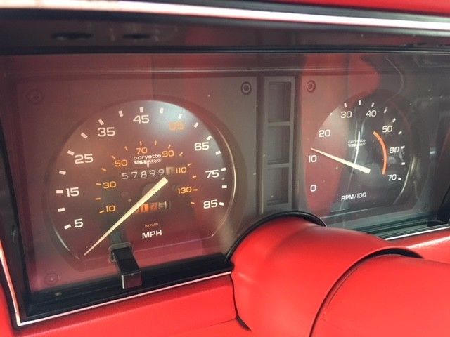 1980 Red Chevrolet Corvette Fastback