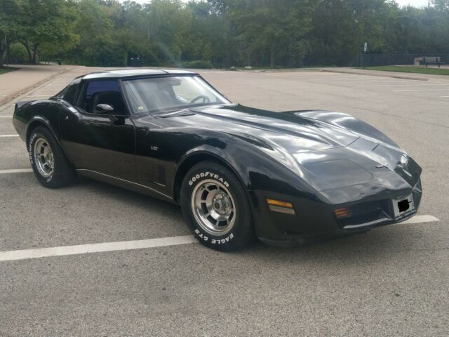 1980 Black Chevrolet Corvette Coupe