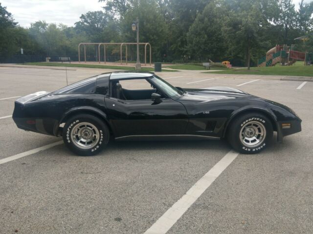1980 Black Chevrolet Corvette Coupe