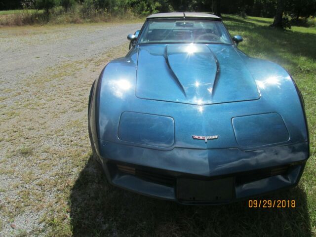1980 Blue Chevrolet Corvette Coupe