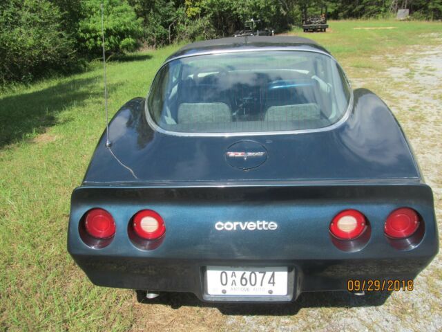 1980 Blue Chevrolet Corvette Coupe