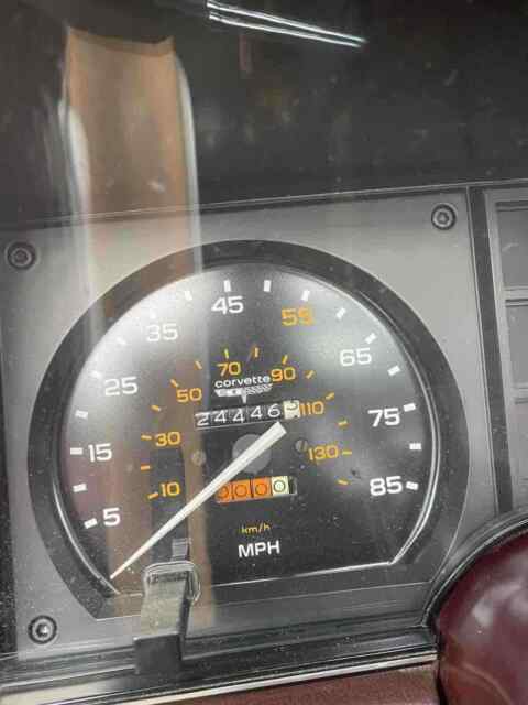 1980 Red Chevrolet Corvette C3 Sports car