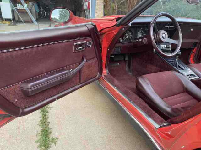 1980 Red Chevrolet Corvette C3 Sports car