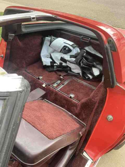 1980 Red Chevrolet Corvette C3 Sports car