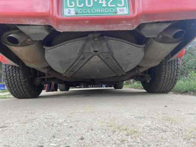 1980 Red Chevrolet Corvette C3 Sports car