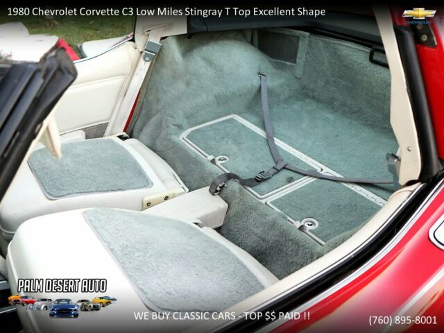 1980 Red Chevrolet Corvette C3 Low Miles Coupe