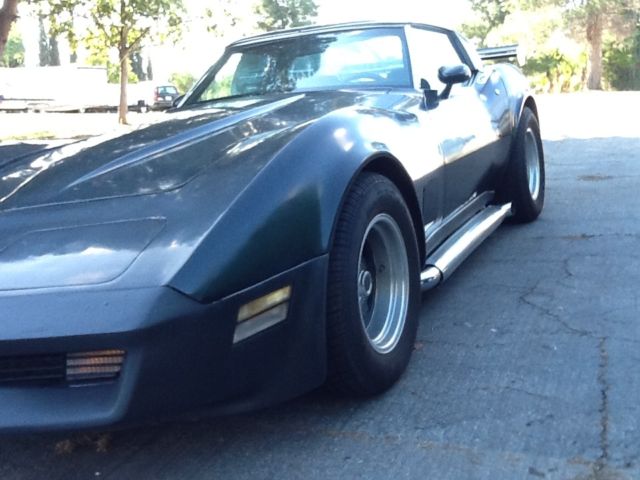 1980 Black Chevrolet Corvette