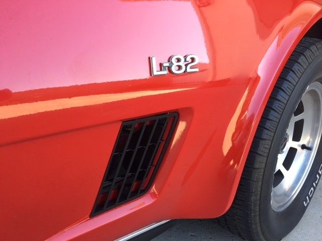 1980 Red Chevrolet Corvette Coupe
