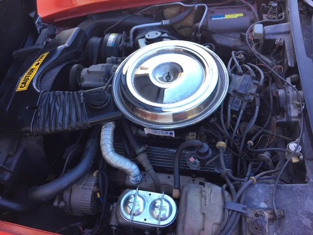 1980 Red Chevrolet Corvette Coupe