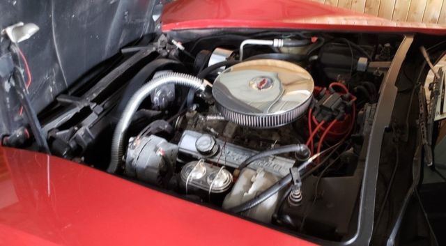 1980 Red Chevrolet Corvette Coupe
