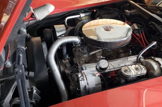1980 Red Chevrolet Corvette Coupe