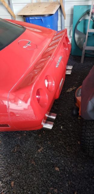 1980 Red Chevrolet Corvette Coupe
