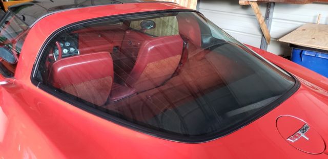 1980 Red Chevrolet Corvette Coupe