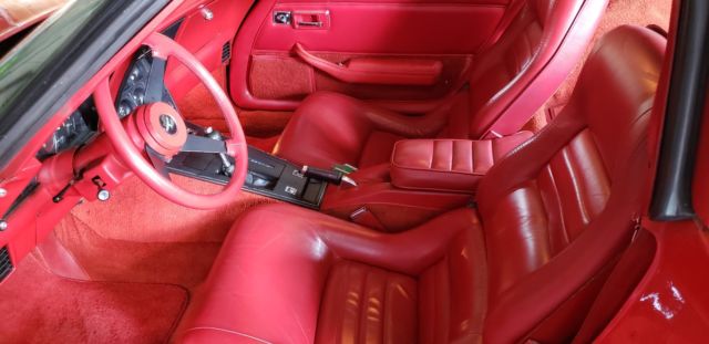 1980 Red Chevrolet Corvette Coupe