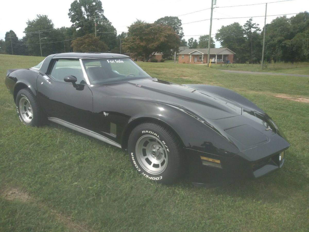 1980 Black Chevrolet Corvette Convertible