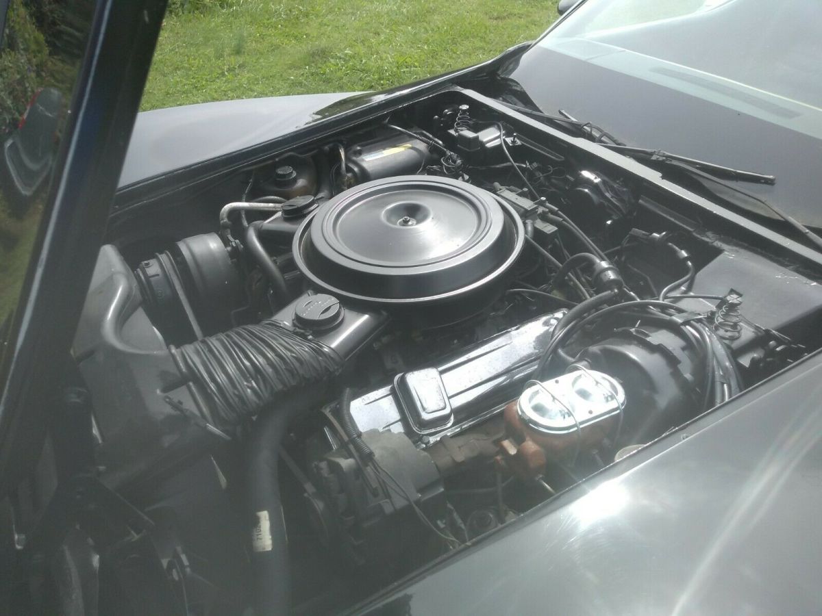 1980 Black Chevrolet Corvette Convertible