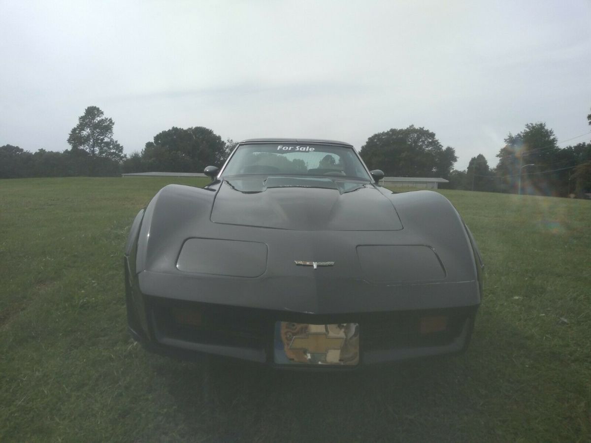 1980 Black Chevrolet Corvette Convertible