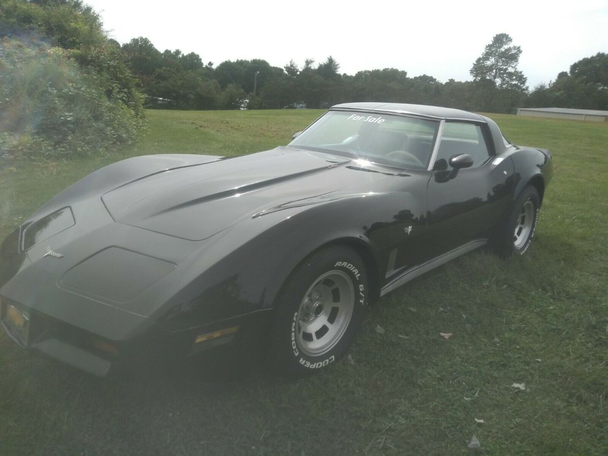 1980 Black Chevrolet Corvette Convertible