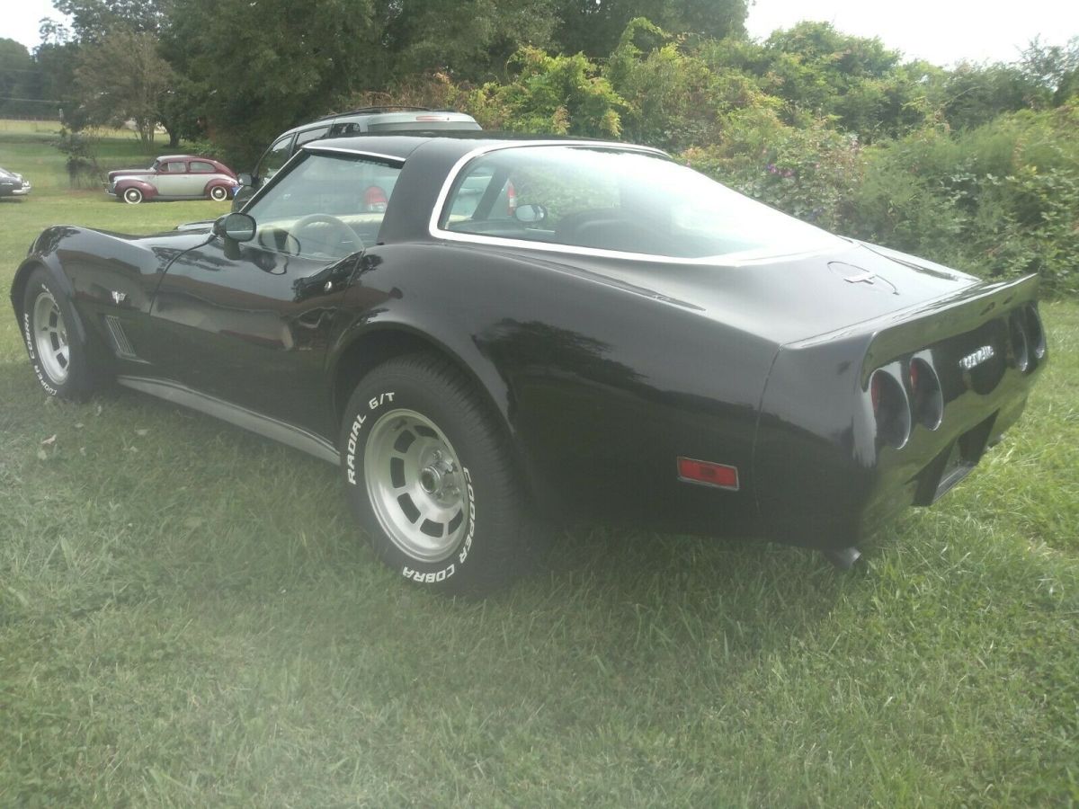 1980 Black Chevrolet Corvette Convertible