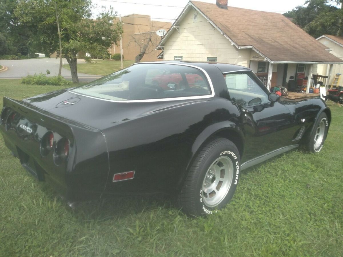 1980 Black Chevrolet Corvette Convertible