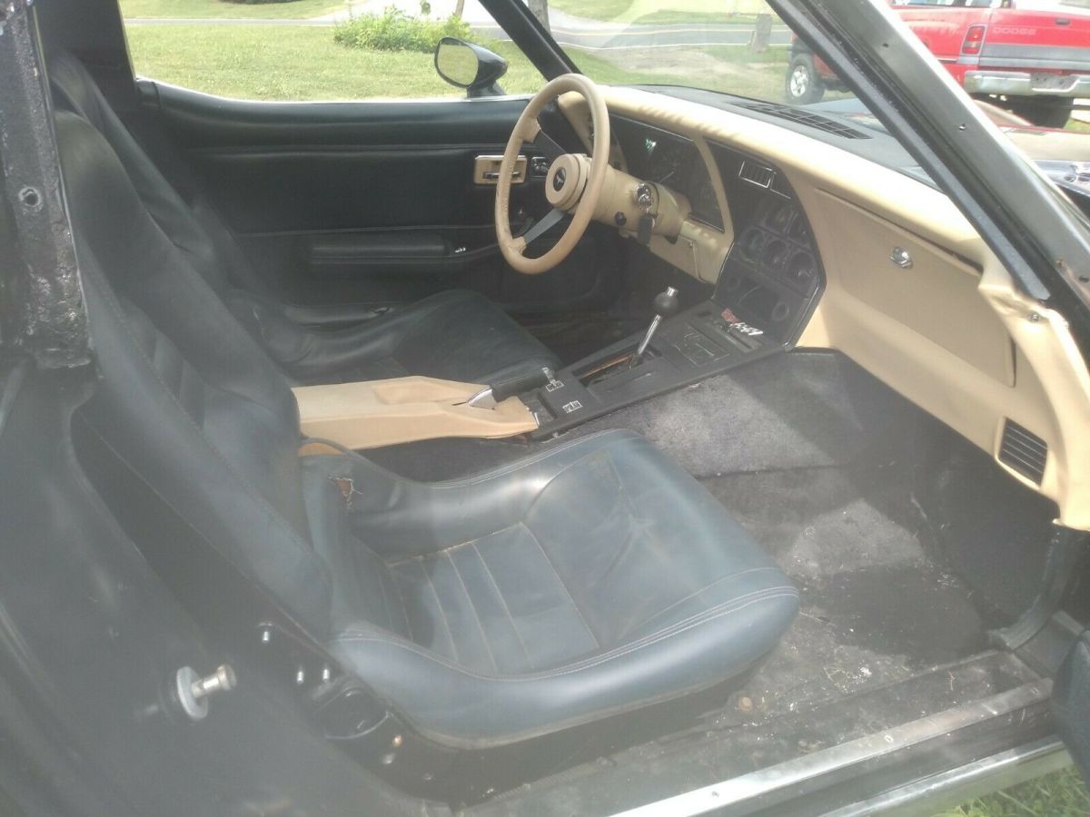 1980 Black Chevrolet Corvette Convertible