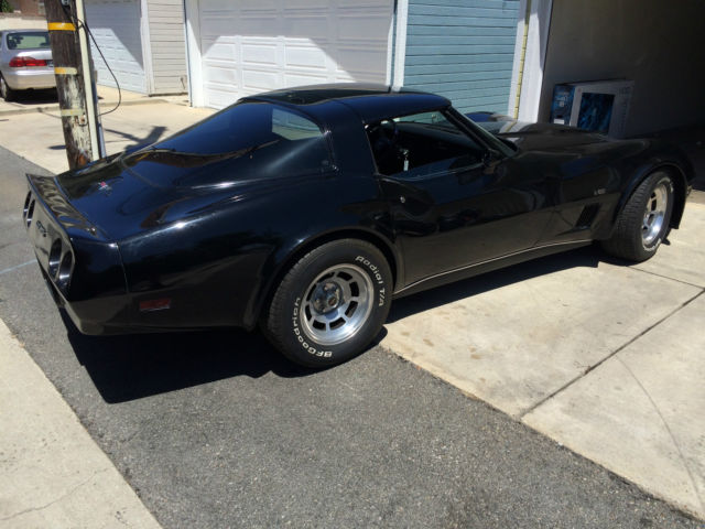 1980 Black Chevrolet Corvette