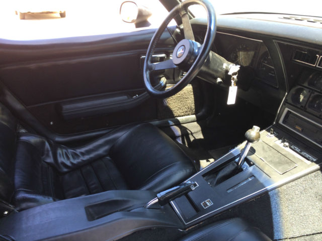 1980 Black Chevrolet Corvette