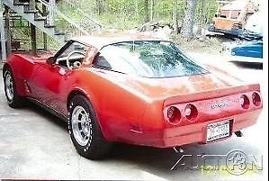 1980 Red Chevrolet Corvette