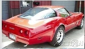 1980 Red Chevrolet Corvette