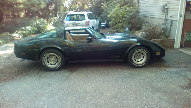 1980 Black Chevrolet Corvette Coupe