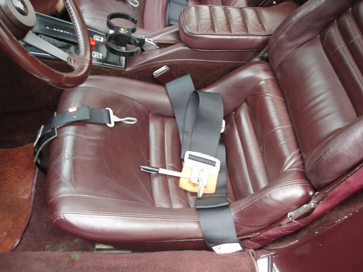 1980 Burgundy Chevrolet Corvette Coupe