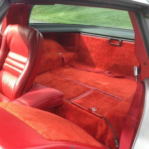 1980 Silver Chevrolet Corvette --