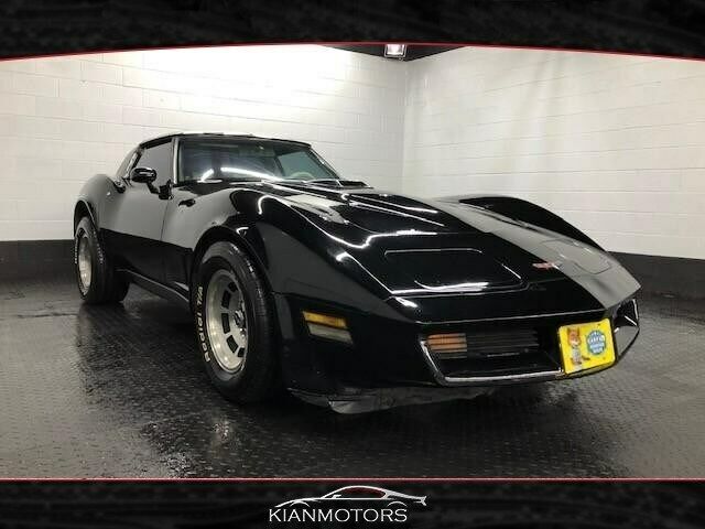 1980 Black Chevrolet Corvette Two-Door Coupe