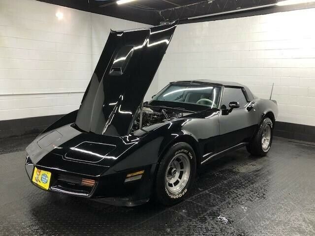 1980 Black Chevrolet Corvette Two-Door Coupe