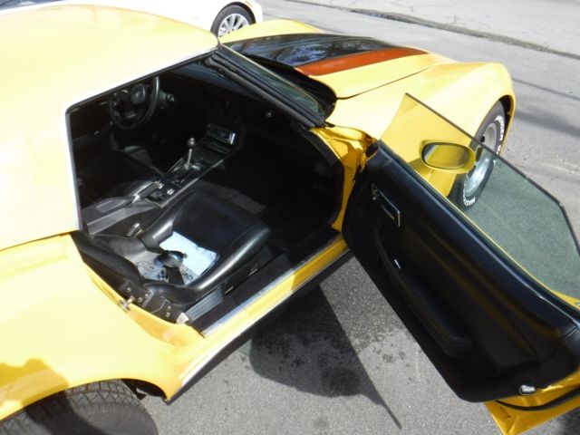 1980 Yellow Chevrolet Corvette Coupe