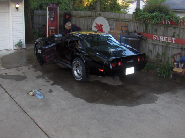 1980 Black Chevrolet Corvette Coupe