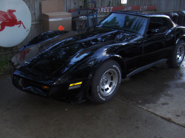 1980 Black Chevrolet Corvette Coupe