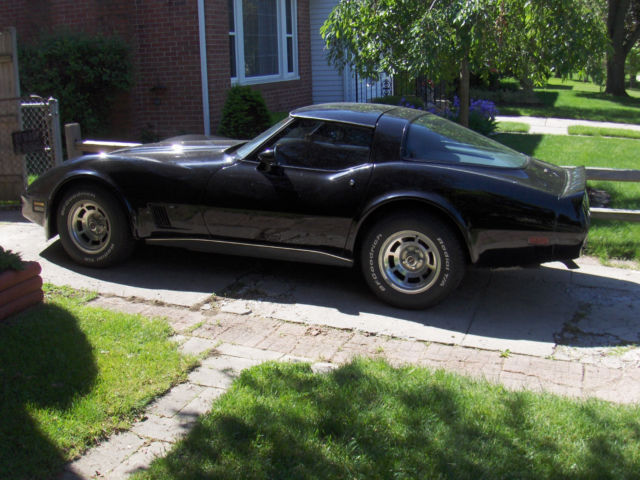 1980 Black Chevrolet Corvette Coupe