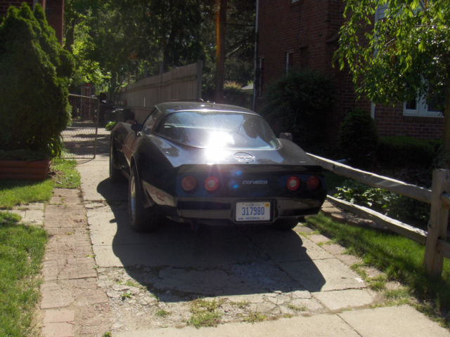1980 Black Chevrolet Corvette Coupe