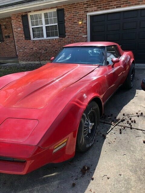 1980 Red Chevrolet Corvette Coupe