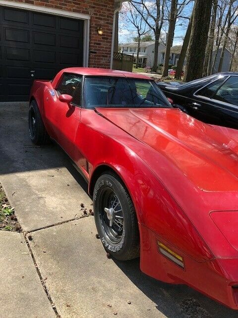 1980 Red Chevrolet Corvette Coupe