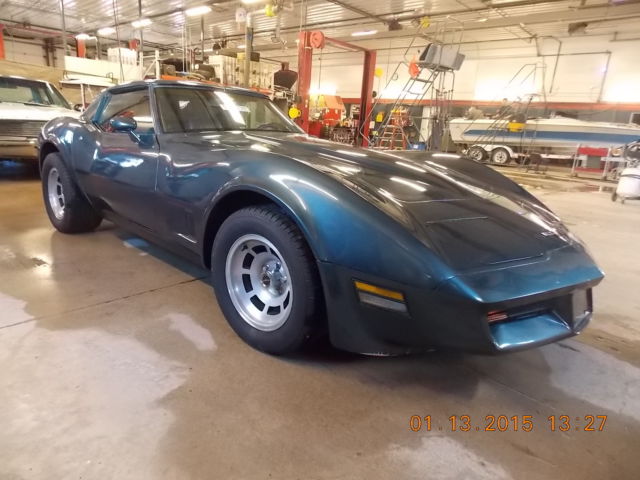 1980 Blue Chevrolet Corvette Coupe