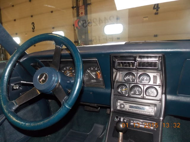 1980 Blue Chevrolet Corvette Coupe