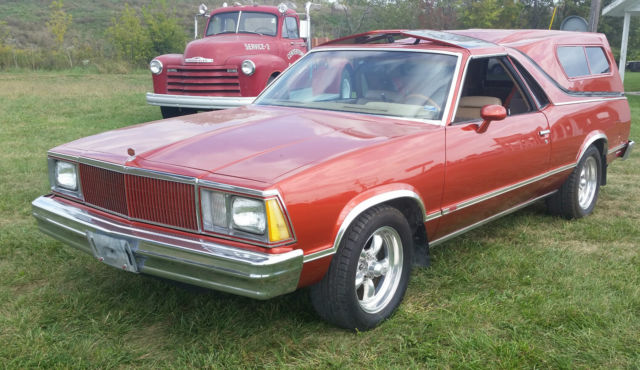 1980 Sunburst Orange Metallic Chevrolet El Camino Truck
