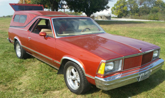 1980 Sunburst Orange Metallic Chevrolet El Camino Truck